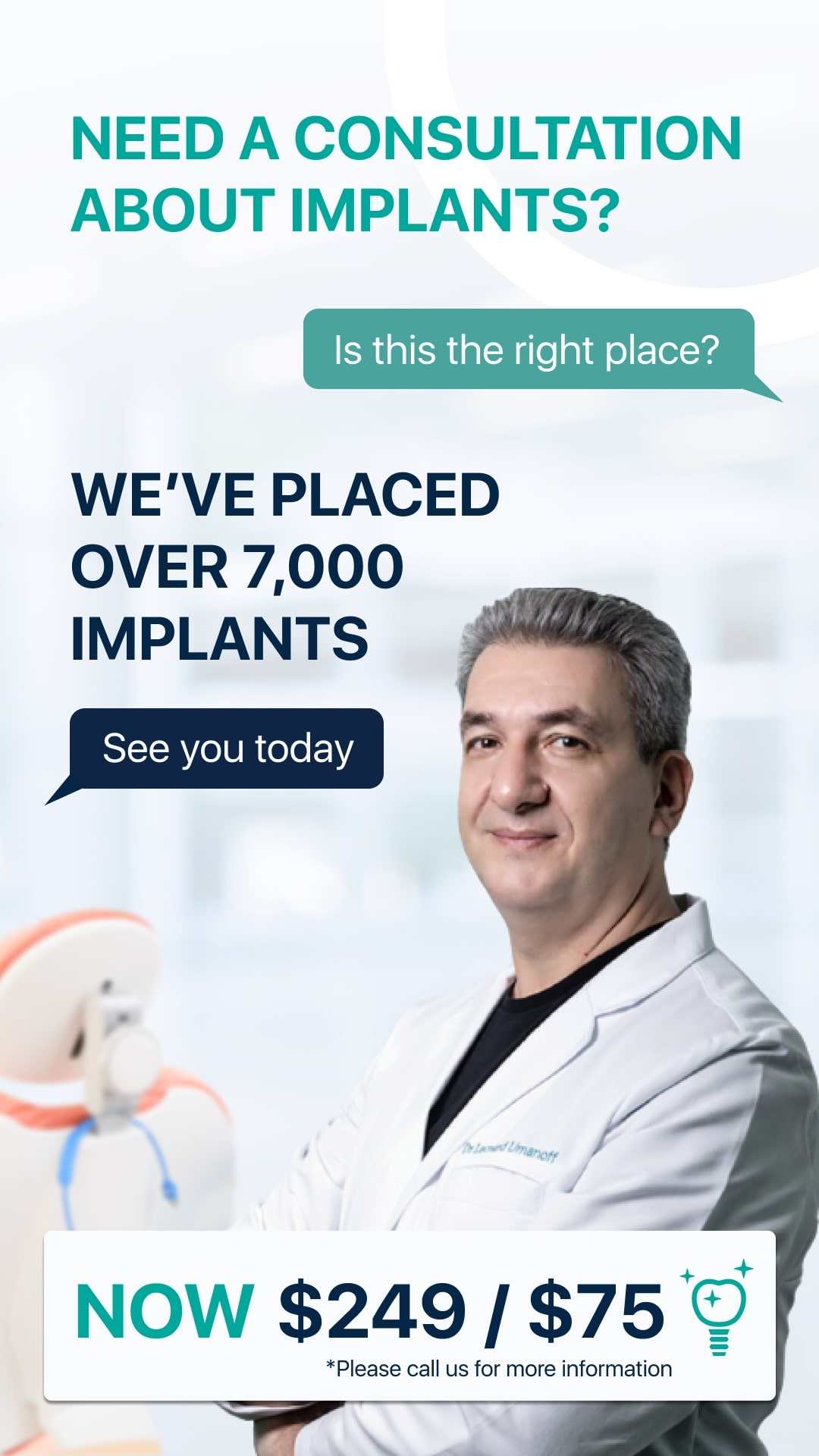 Consultation About Dental Implants